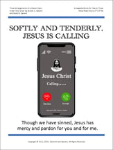 Softly and Tenderly, Jesus is Calling TTB choral sheet music cover